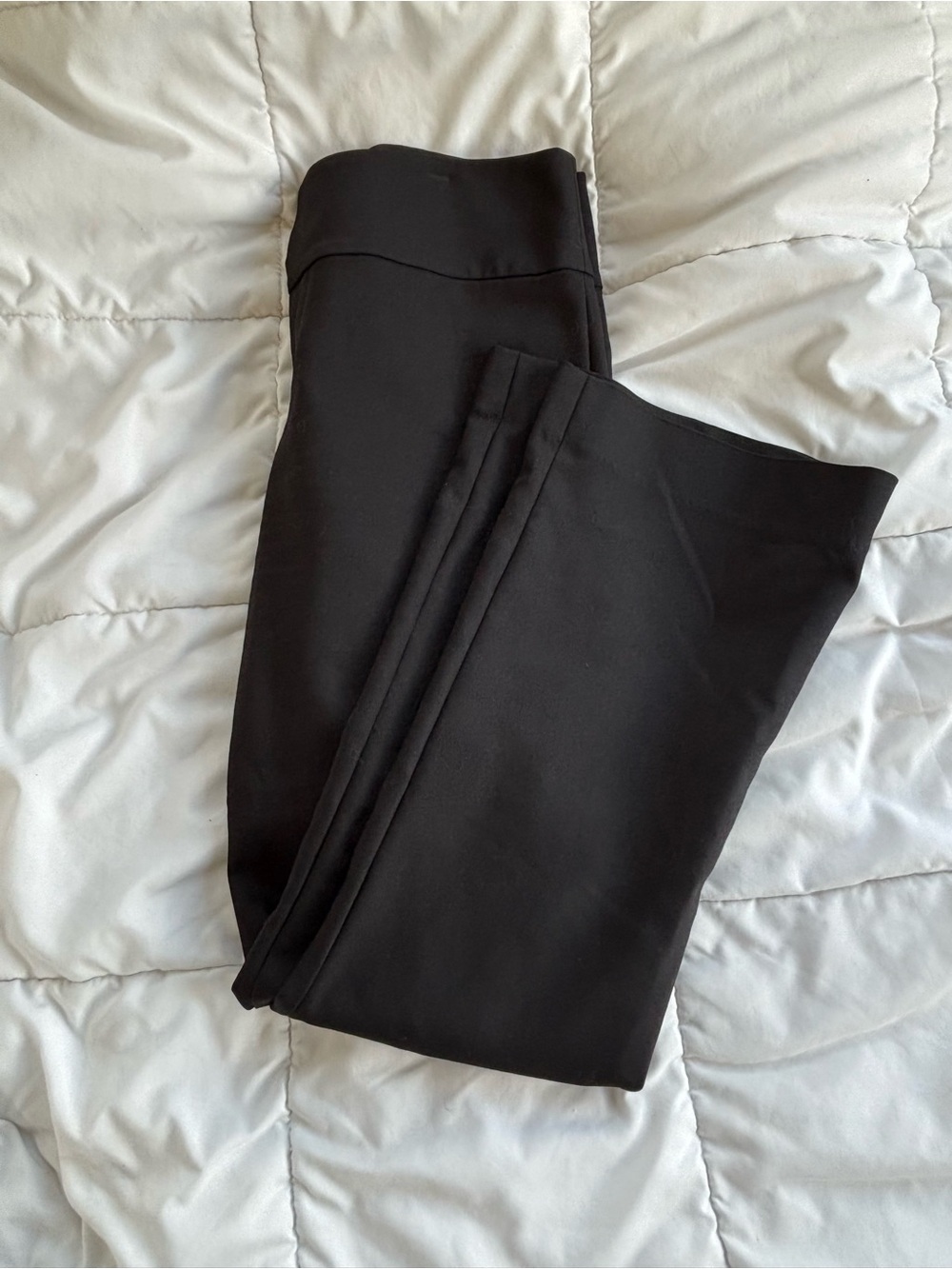 alice + olivia Classics Black Bootcut Flare Trouser Pants Sz 6